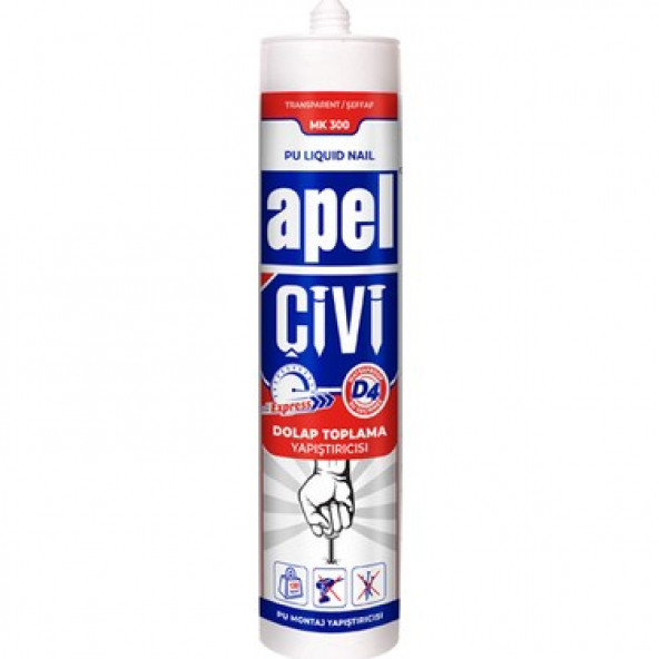 Apel Pu Sıvı Çivi 390 Gr Şeffaf