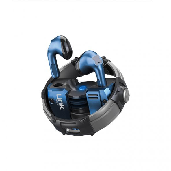 LinkTech S30 TWS Gaming Kablosuz Kulak İçi Bluetooth Kulaklık Mavi - 3