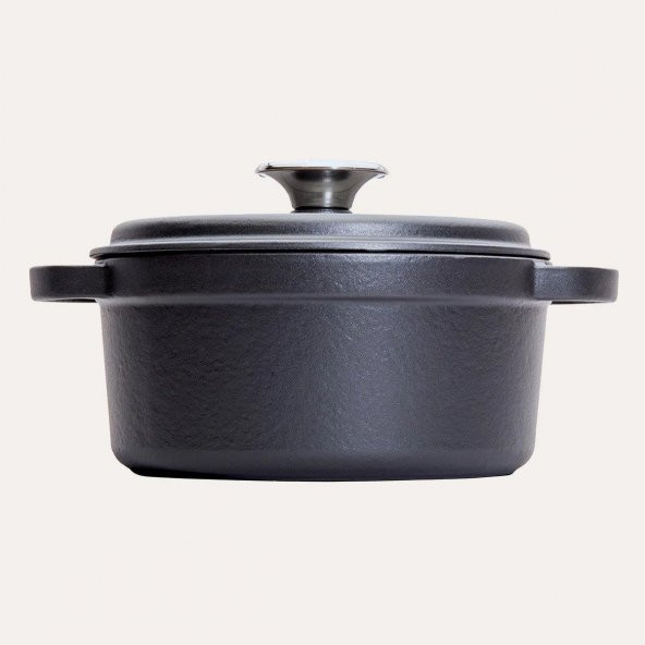 Sürel 20 cm Döküm Derin Tencere Siyah - 2