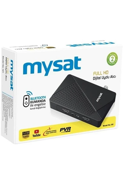 M1 Youtube Full HD Bluetooth Kumanda Dijital Uydu Alıcı - Wifi Anteni - 2