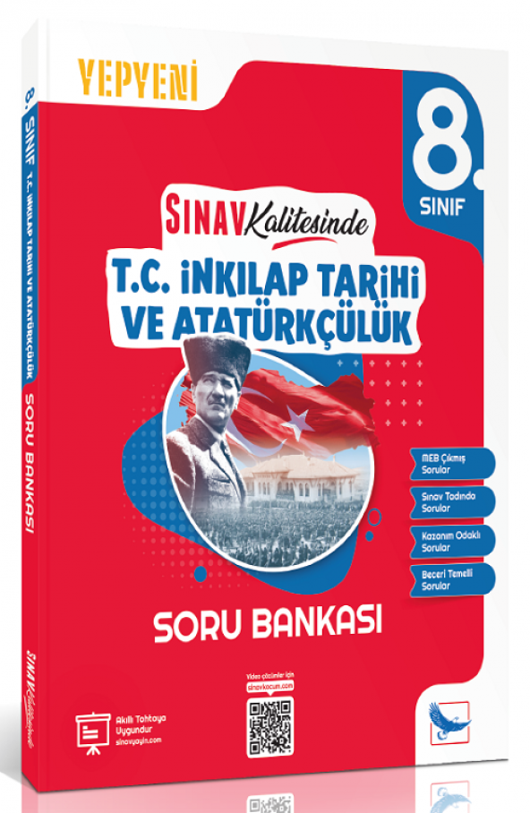 Sınav 8. Sınıf TC İnkılap Tarihi ve Atatürkçülük Sınav Kalitesinde Soru Bankası Sınav Yayınları - 3