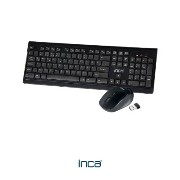 Inca IWS-519 Wireless  Multimedia Slim Chocolate Dizayn Klavye & Mouse Set - 12