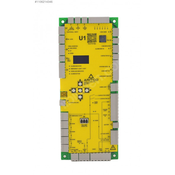 ARITCO U1 ARK29 A 2021-2 os:4 + A-BOX (U5) HW:MR 10C Asansör - 2