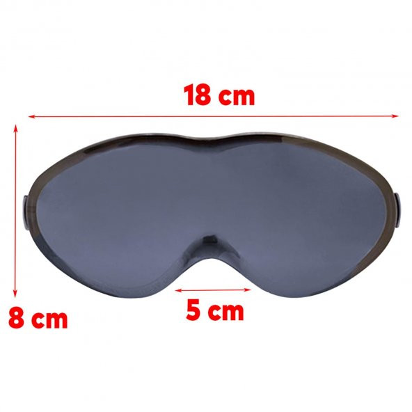 Bellasimo Çerçevesiz Kayak Gözlüğü Camı Lens Değiştirebilir Cam Antifog Güneş Kar Gözlük Camı Füme - 6