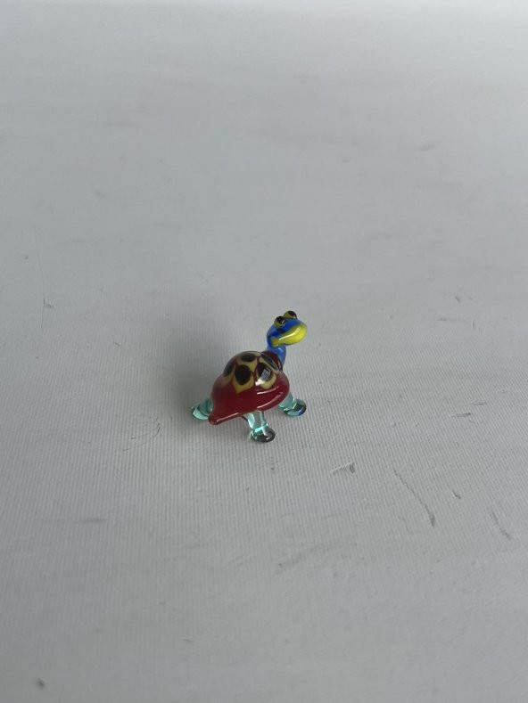 El Yapımı Mini Murano Cam Kaplumbağa Biblo A127-03 - 3