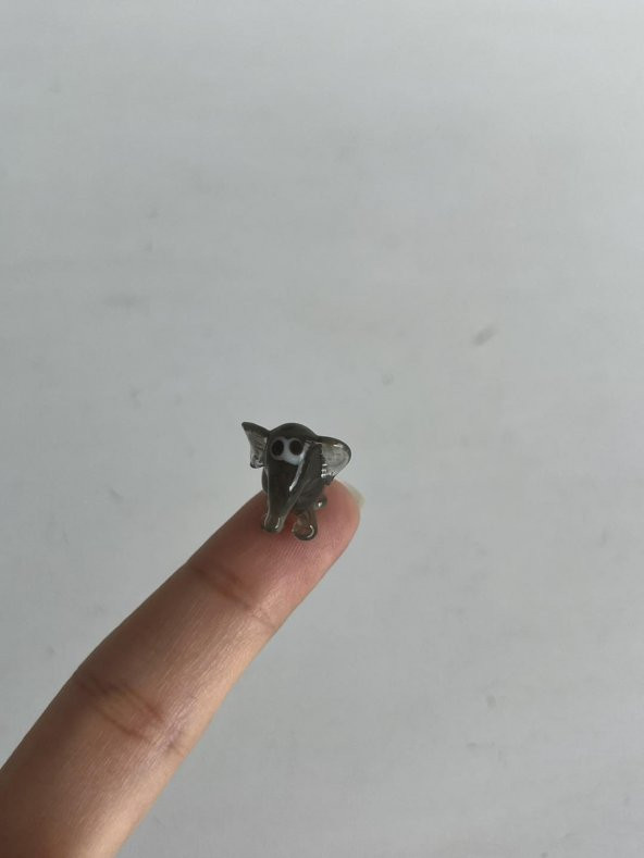 El Yapımı Mini Murano Cam Fil Biblo A128-01 - 2