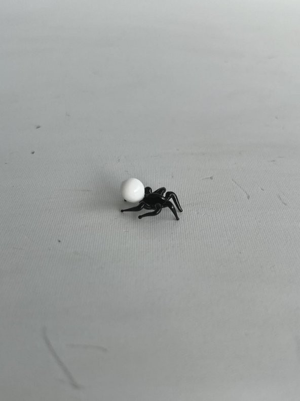 El Yapımı Mini Murano Cam Örümcek Biblo A127-06 - Resim 4