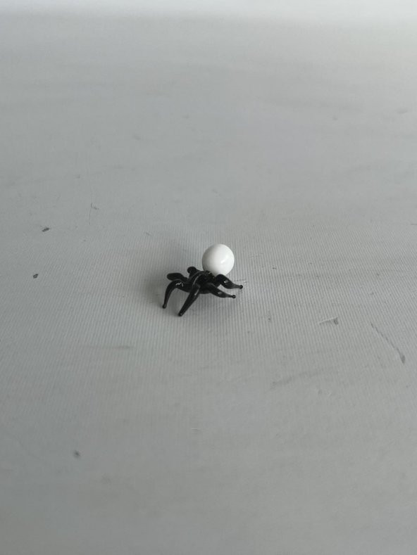 El Yapımı Mini Murano Cam Örümcek Biblo A127-06 - Resim 5