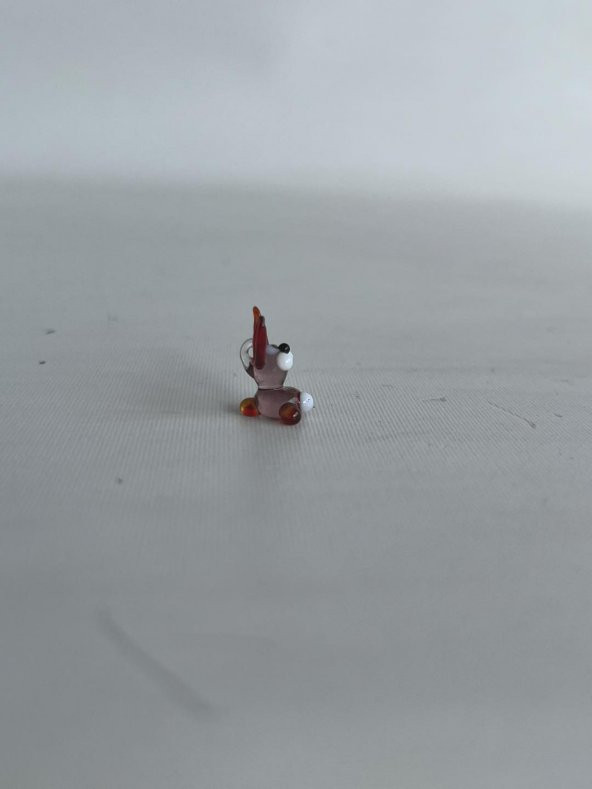 El Yapımı Mini Murano Cam Tavşan Biblo A129-04 - 4