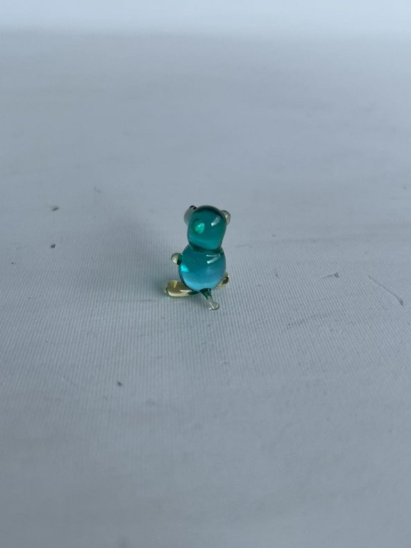 El Yapımı Mini Murano Cam Ayı Biblo A133-05 - 4