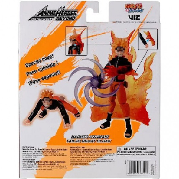 Naruto Anime Uzumaki 4 Büyük Ninja Savaşı Figürü 16 cm - 3