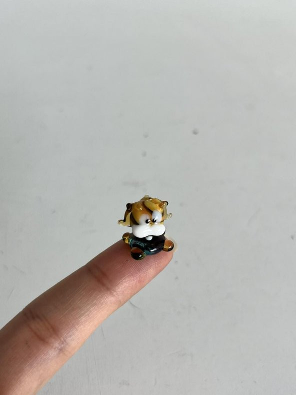 El Yapımı Mini Murano Cam Kedi Biblo A136-02 - 2
