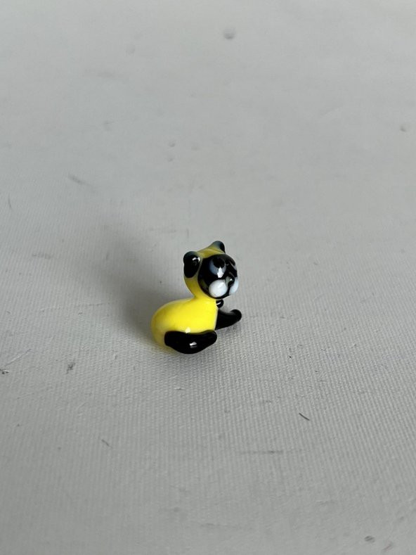 El Yapımı Mini Murano Cam Kedi Biblo A137-01 - 4