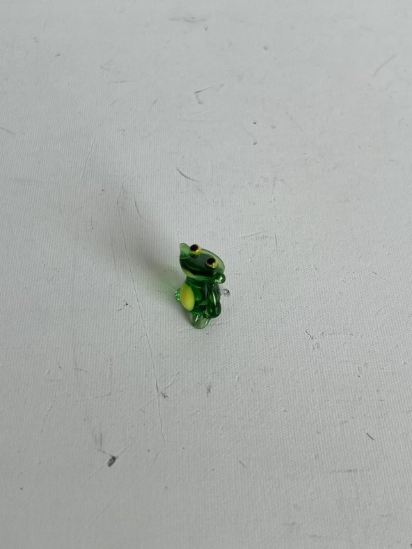 El Yapımı Mini Murano Cam Kurbağa Biblo A136-05 - 3