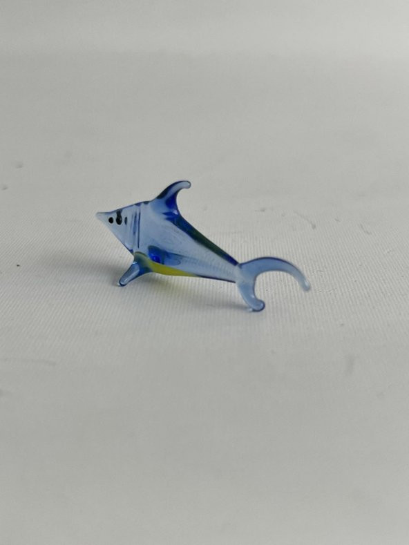 El Yapımı Mini Murano Cam Balık Biblo A111-03 - 4
