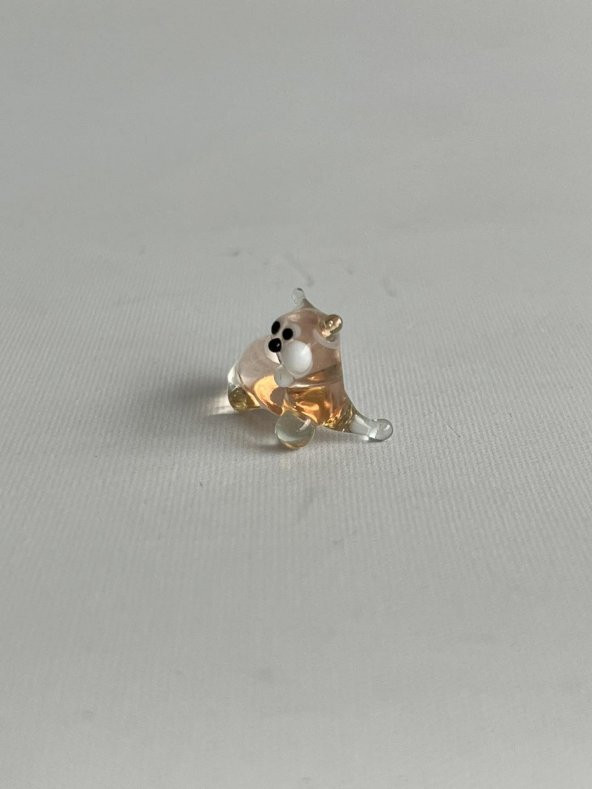 El Yapımı Mini Murano Cam Kedi Biblo A112-05 - Resim 3