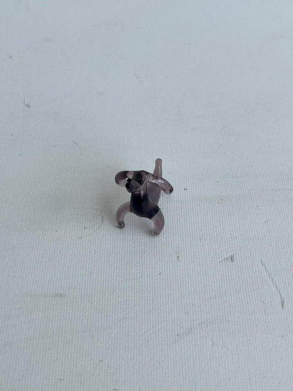 El Yapımı Mini Murano Cam Köpek Biblo A114-01 - 3