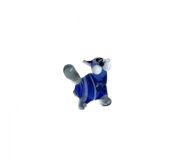 El Yapımı Mini Murano Cam Kedi Biblo A114-02 - 1