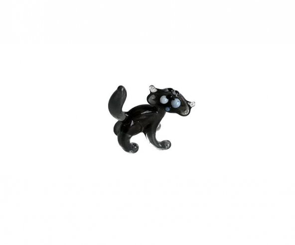 El Yapımı Mini Murano Cam Kedi Biblo A115-04