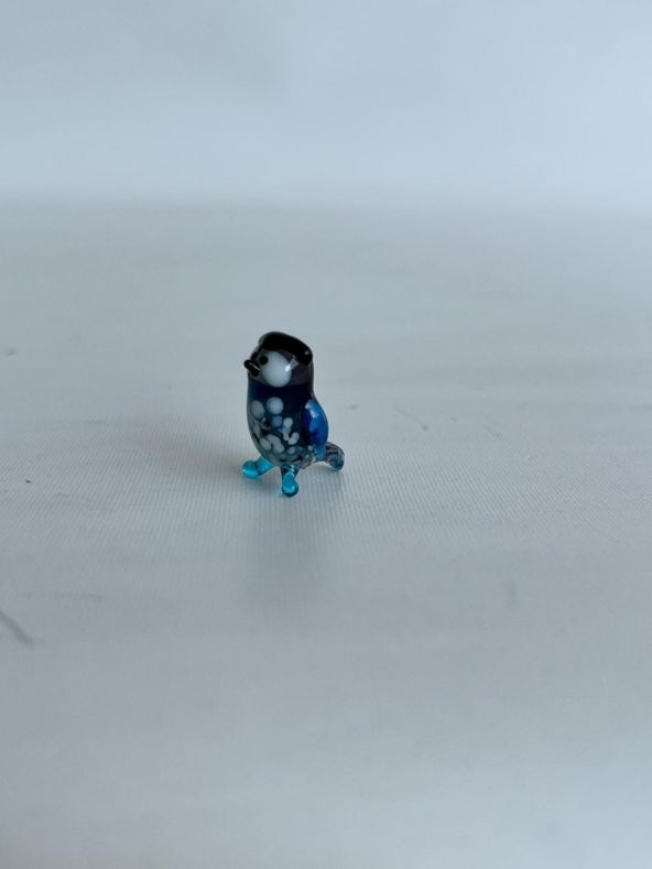 El Yapımı Mini Murano Cam Baykuş Biblo A117-04 - 3
