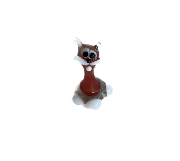 El Yapımı Mini Murano Cam Kedi Biblo A119-02
