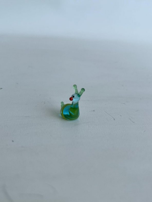El Yapımı Mini Murano Cam Salyangoz Biblo A119-04 - 4