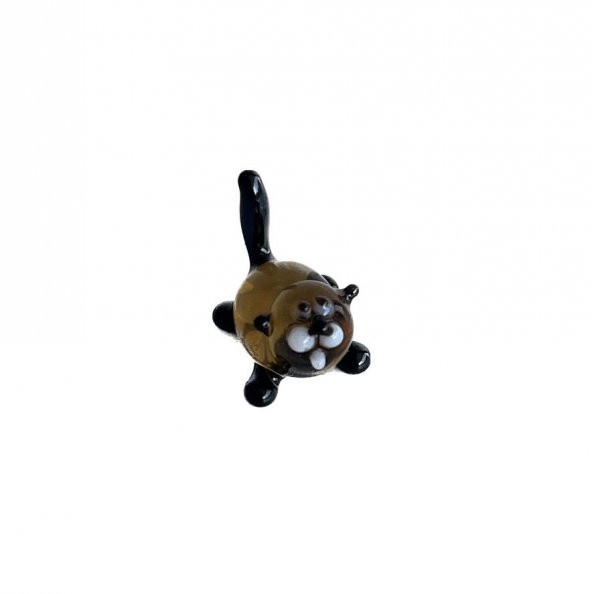 El Yapımı Mini Murano Cam Sincap Biblo A120-03