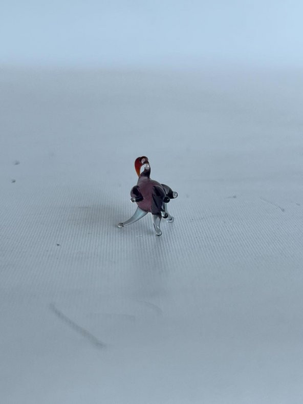 El Yapımı Mini Murano Cam Flamingo Biblo A120-02 - 4