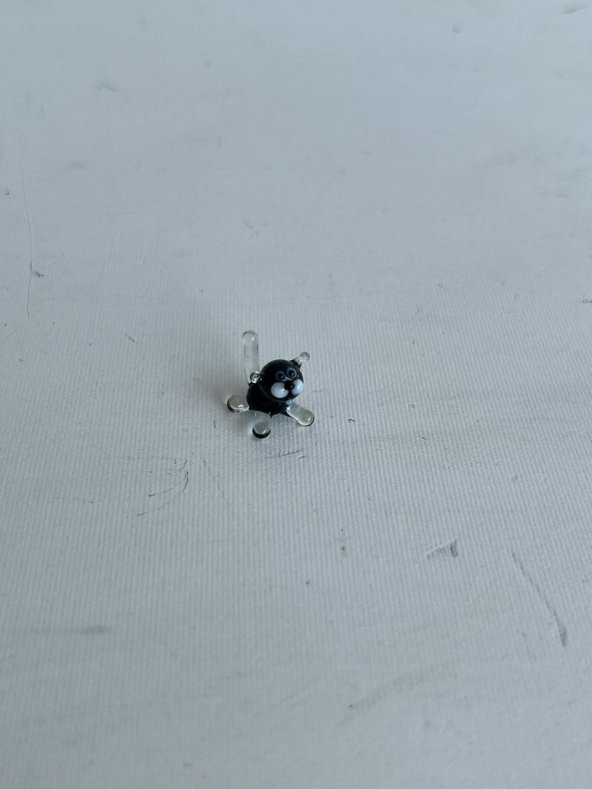 El Yapımı Mini Murano Cam Kedi Biblo A120-05 - 4