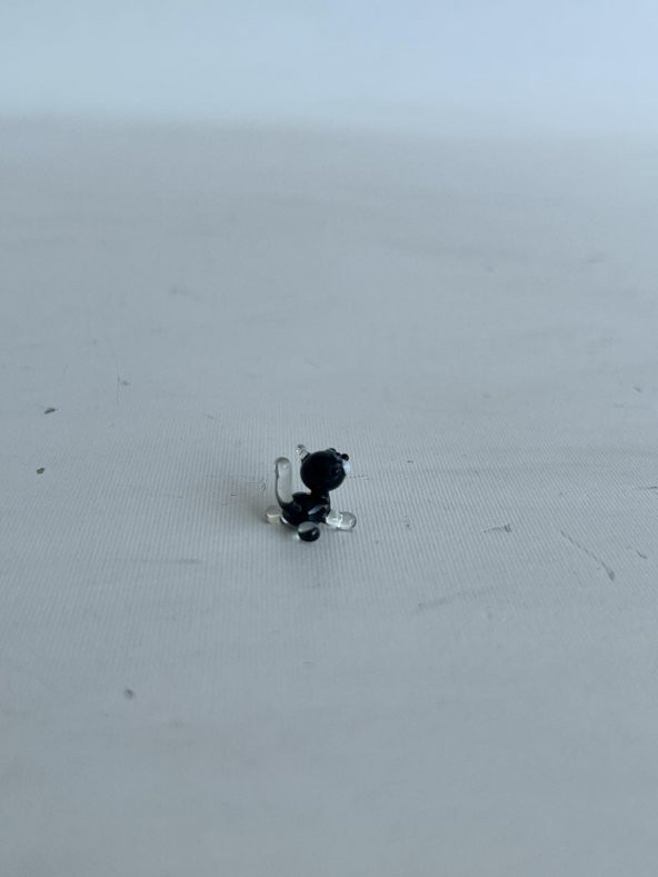 El Yapımı Mini Murano Cam Kedi Biblo A120-05 - 5