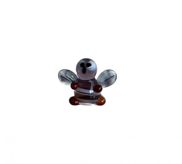 El Yapımı Mini Murano Cam Arı Biblo A122-03