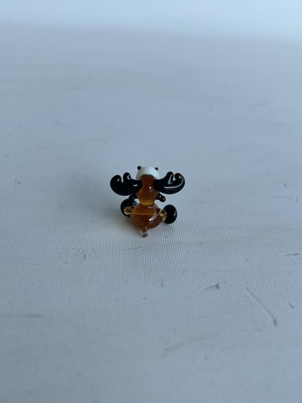 El Yapımı Mini Murano Cam Geyik Biblo A122-02 - 5