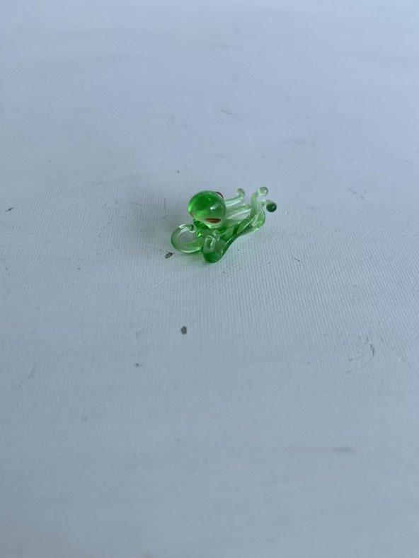 El Yapımı Mini Murano Cam Ahtapot Biblo A122-06 - Resim 4