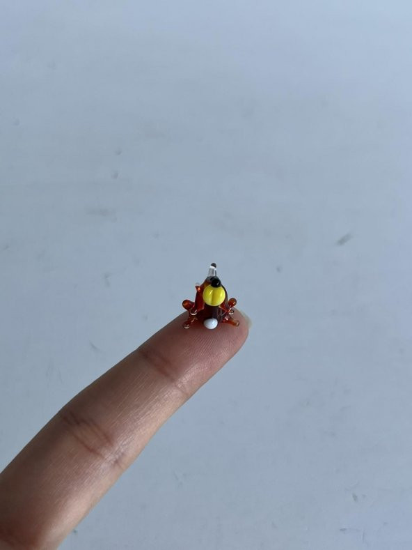 El Yapımı Mini Murano Cam Köpek Biblo A123-05 - 2
