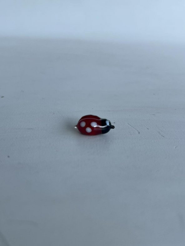 El Yapımı Mini Murano Cam Uğur Böceği Biblo A124-05 - 3