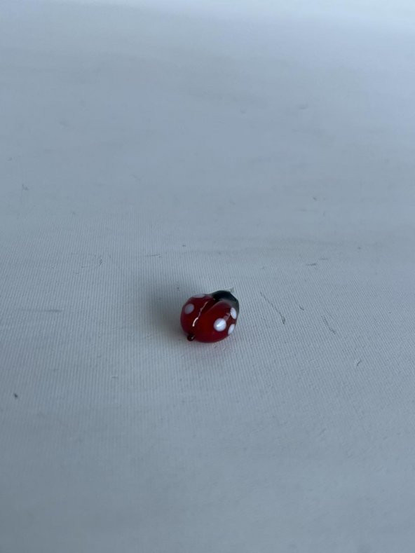 El Yapımı Mini Murano Cam Uğur Böceği Biblo A124-05 - 4