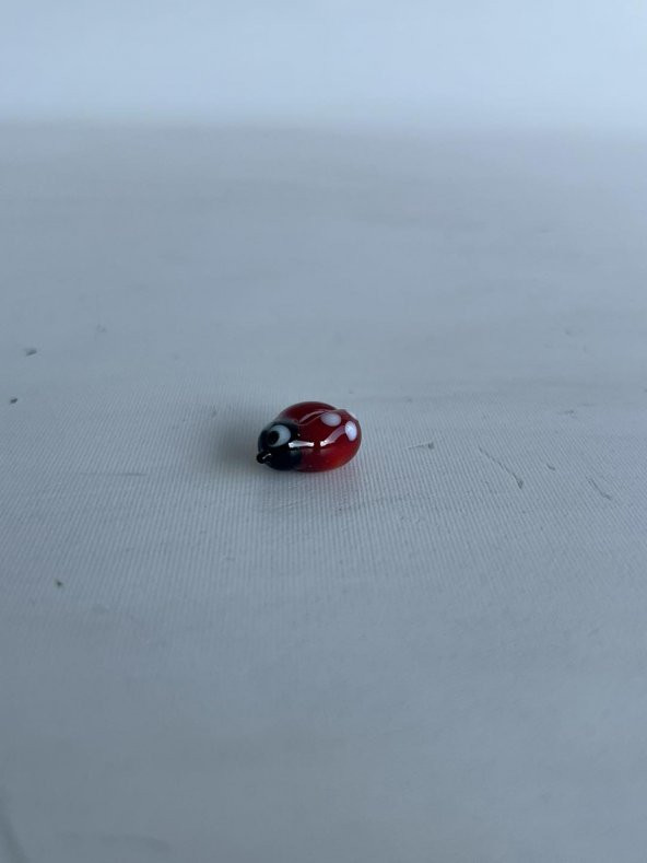 El Yapımı Mini Murano Cam Uğur Böceği Biblo A124-05 - 5