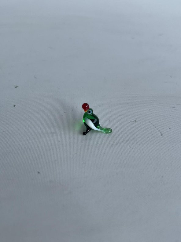 El Yapımı Mini Murano Cam Kuş Biblo A125-03 - 3