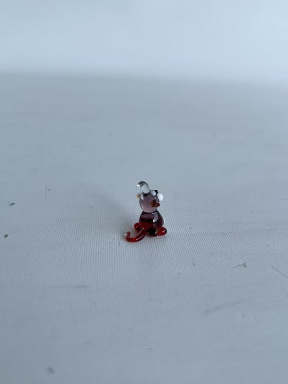 El Yapımı Mini Murano Cam Sincap Biblo A125-04 - 4