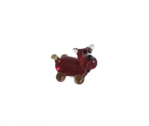 El Yapımı Mini Murano Cam Köepk Biblo A126-04