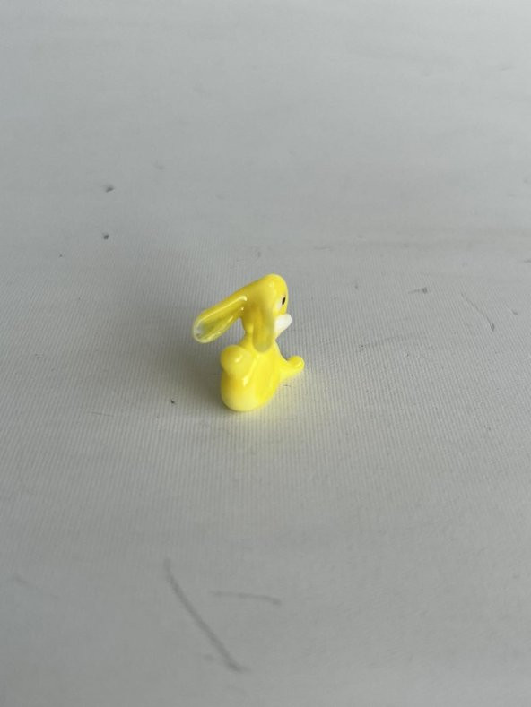 El Yapımı Mini Murano Cam Tavşan Biblo A127-02 - Resim 5