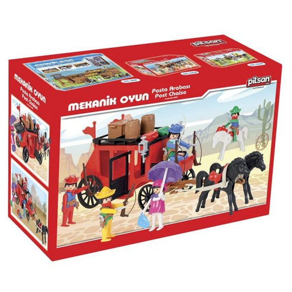 Pilsan Oyuncak Mini Mekanik Serisi: 2 Posta Arabası - 3