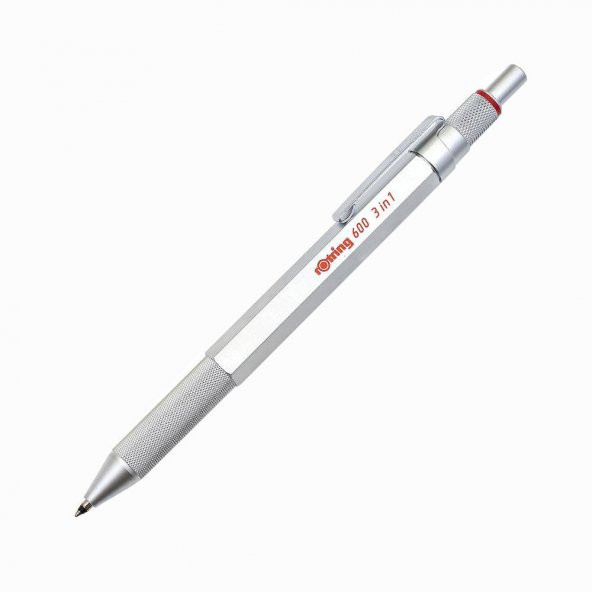 Rotring 600 Multipen Üç Fonksiyonlu Kalem Krom