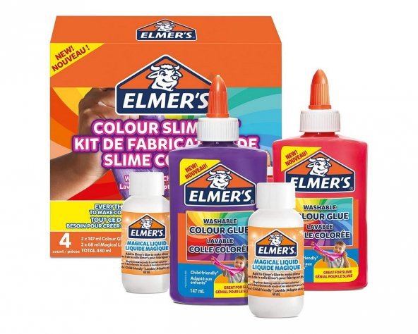 Elmers Opak Slime 4 Parça Slime Kit - 1