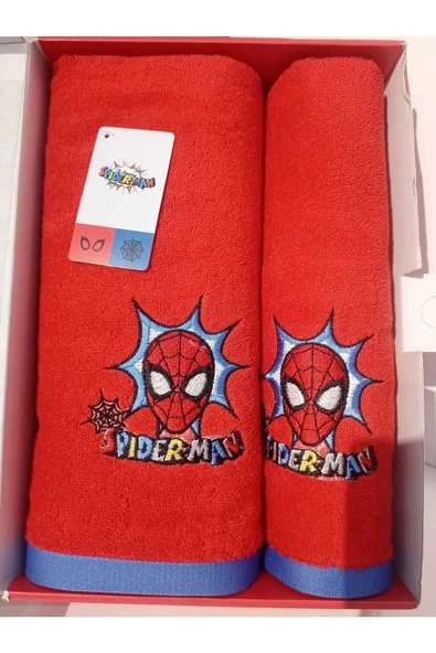 ÖZDİLEK DSNY BANYO SETI KIRMIZI SPIDERMAN RED