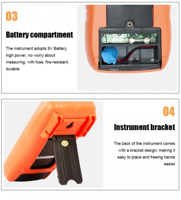 WellHise VC97 Dijital Multimetre Avometre TRUE RMS - 6