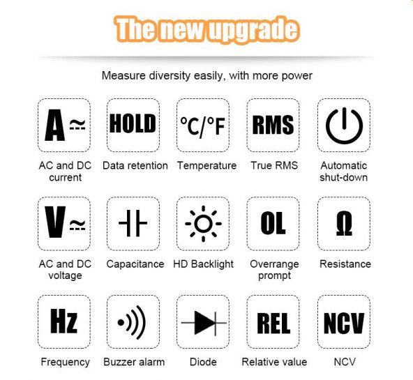 WellHise VC97 Dijital Multimetre Avometre TRUE RMS - 9