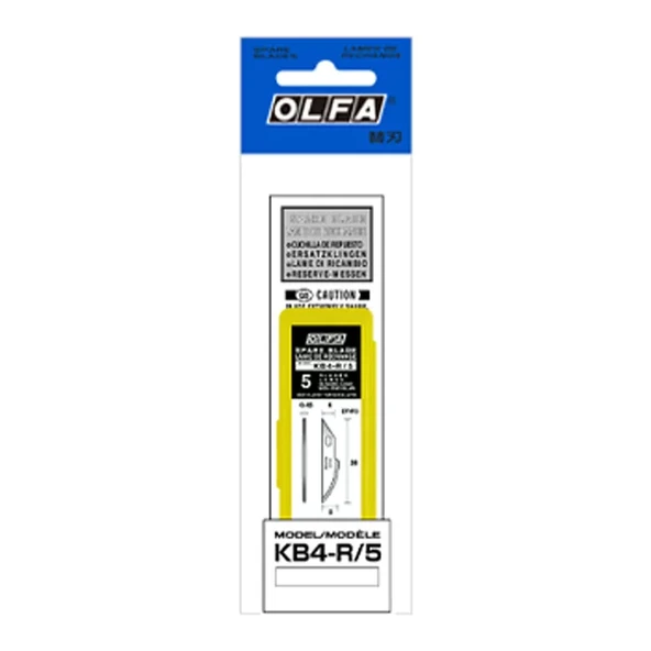 OLFA KB4-R/5 Maket Bıçağı Yedeği (5 li) - 2