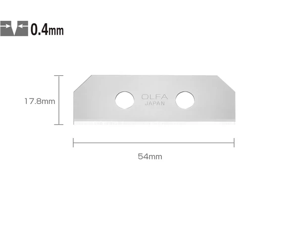 OLFA SKB-8/10B Çift Yönlü Emniyetli Maket Bıçağı Yedeği (10 lu)