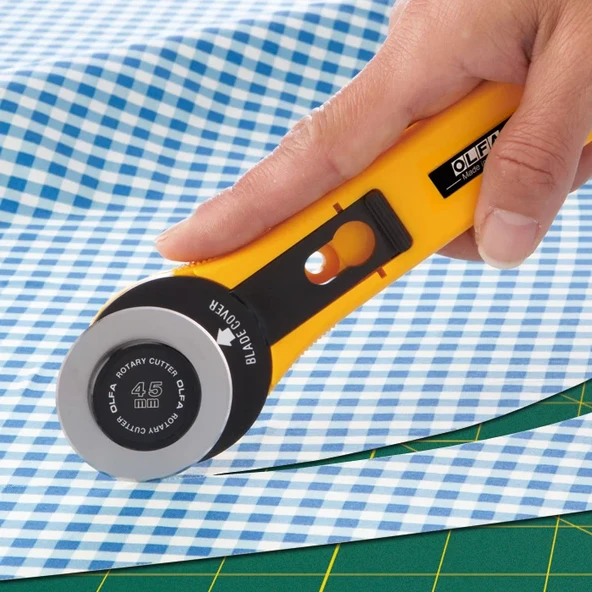 OLFA RTY-2/G Rotary Yuvarlak Maket Bıçağı (45mm Çaplı Orta Tasarım) - 3